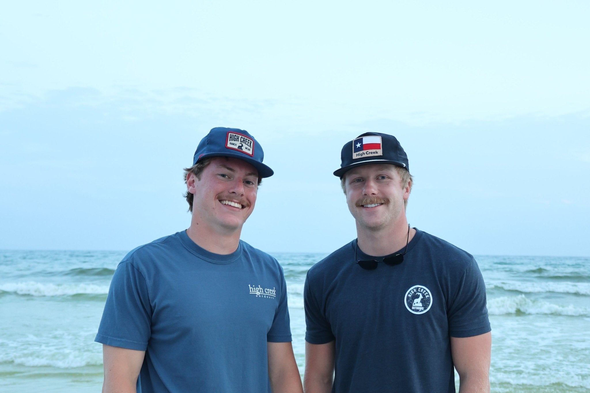 High Creek Rustic TX Flag Patch Hat Midnight Navy - High Creek