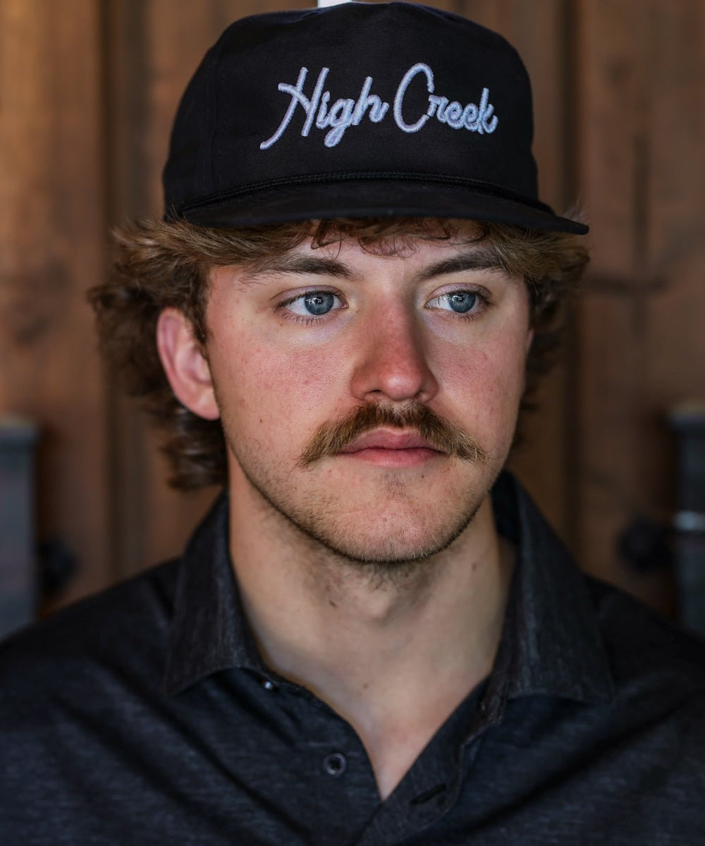 High Creek Script Hat Black - High Creek
