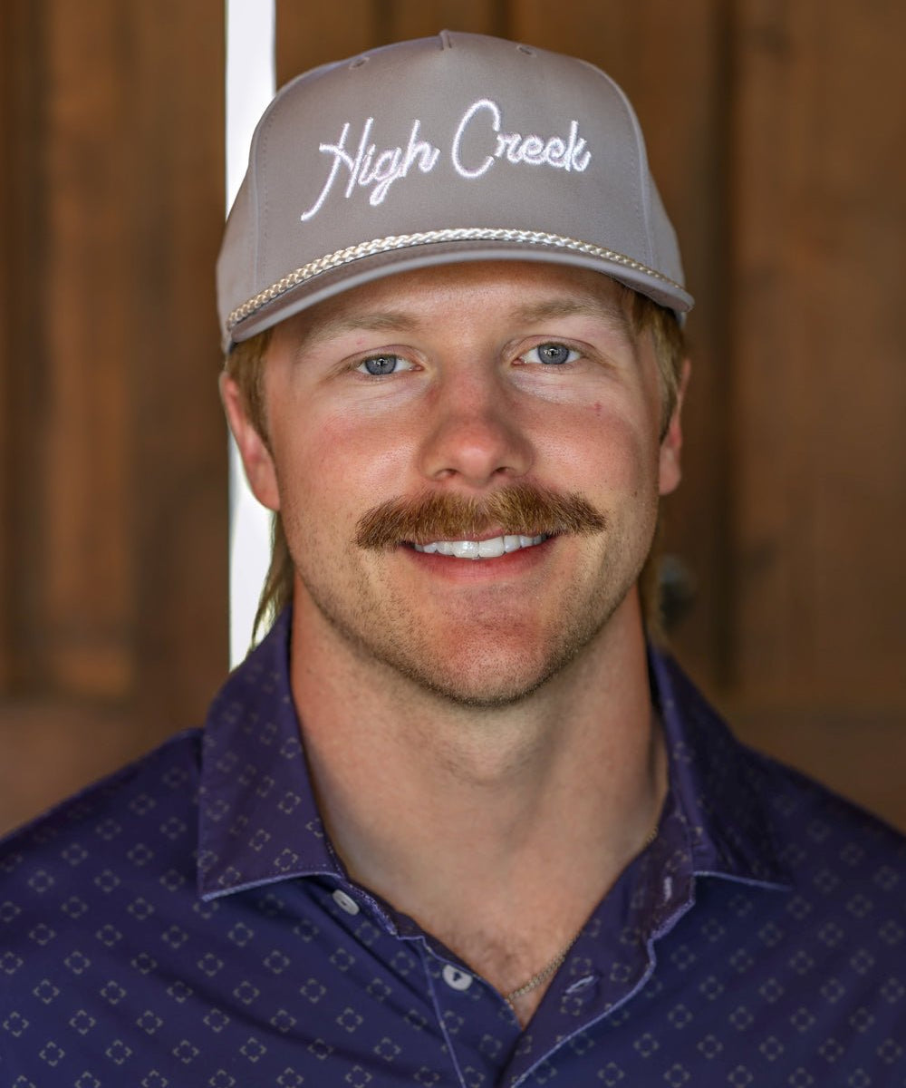 High Creek Script Hat Grey - High Creek