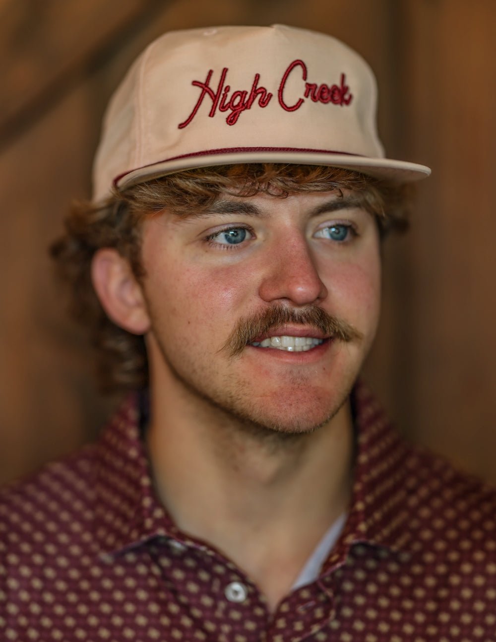 High Creek Script Hat Peach - High Creek