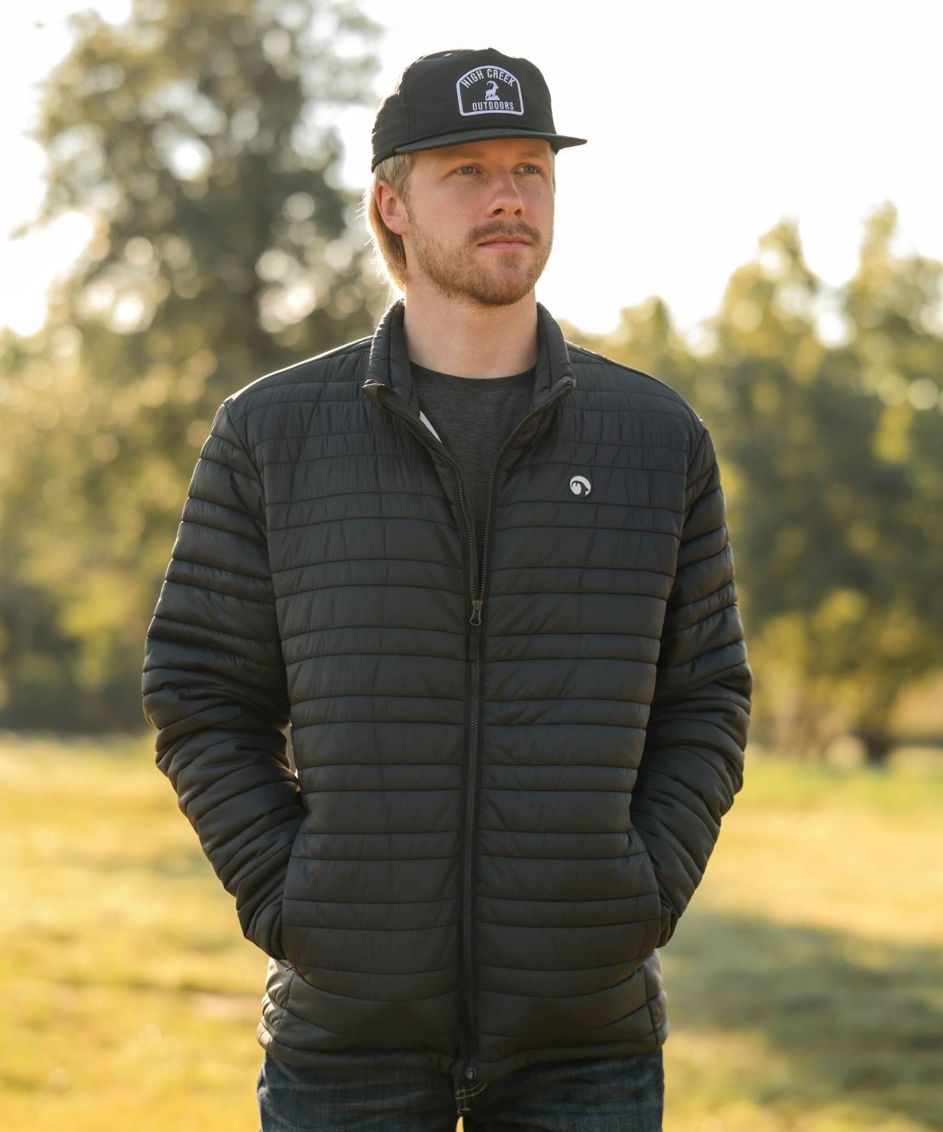 Highland Puffer Jacket Black - High Creek