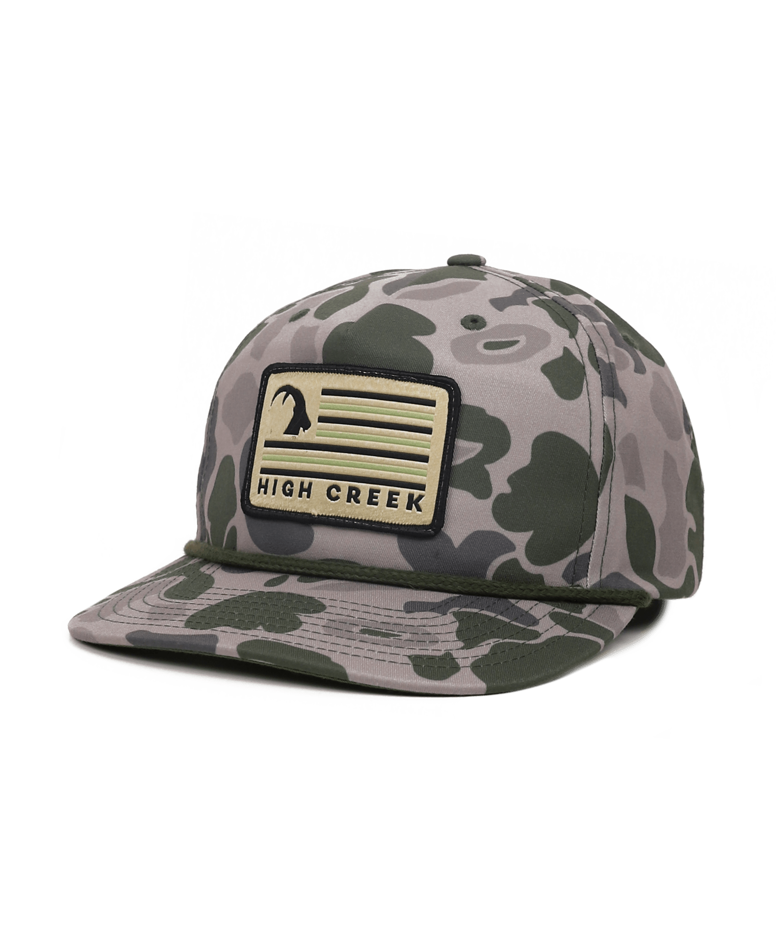 Ibex Flag Camo Patch Hat - High Creek