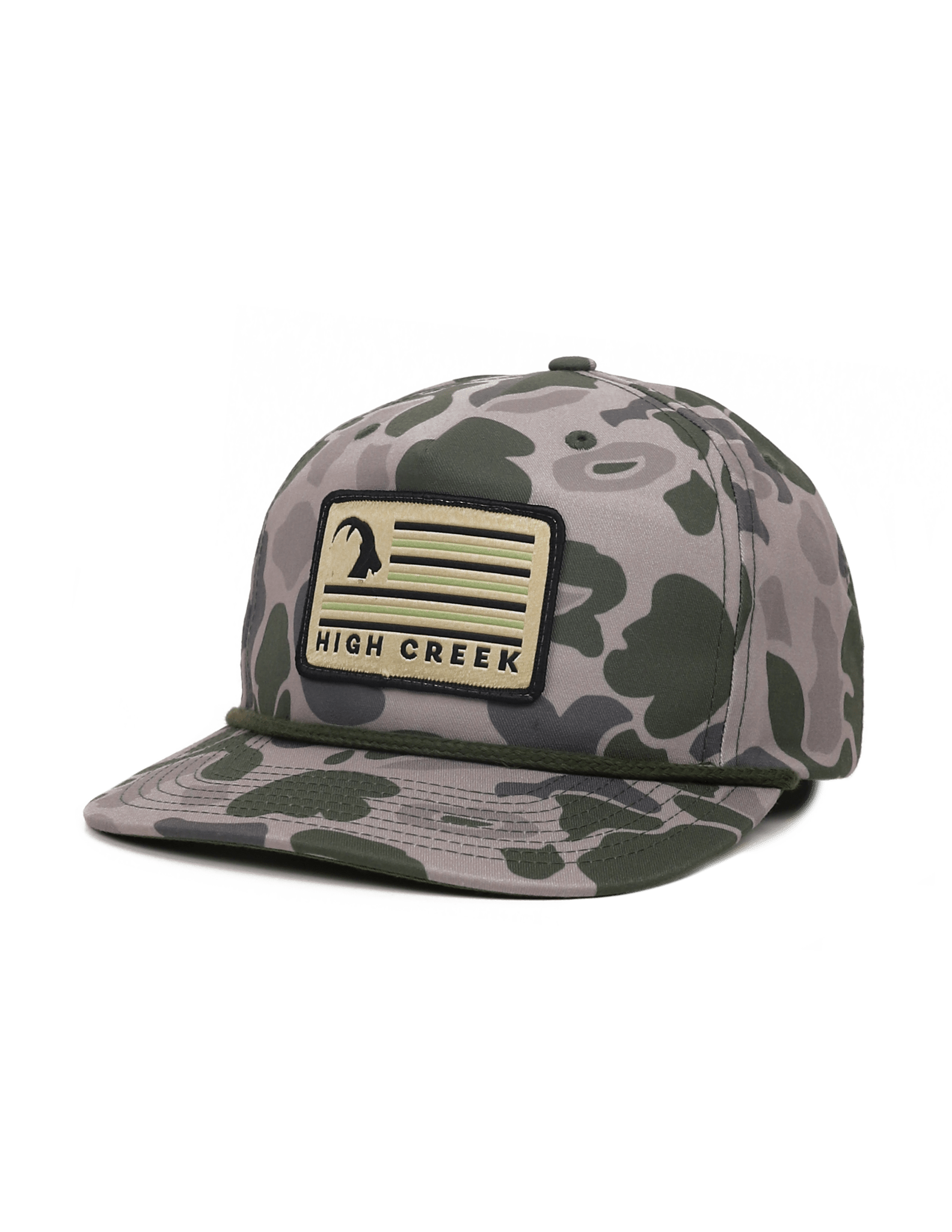 Ibex Flag Camo Patch Hat - High Creek