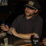 Ibex Flag Patch Hat Black - High Creek