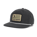Ibex Flag Patch Hat Charcoal - High Creek
