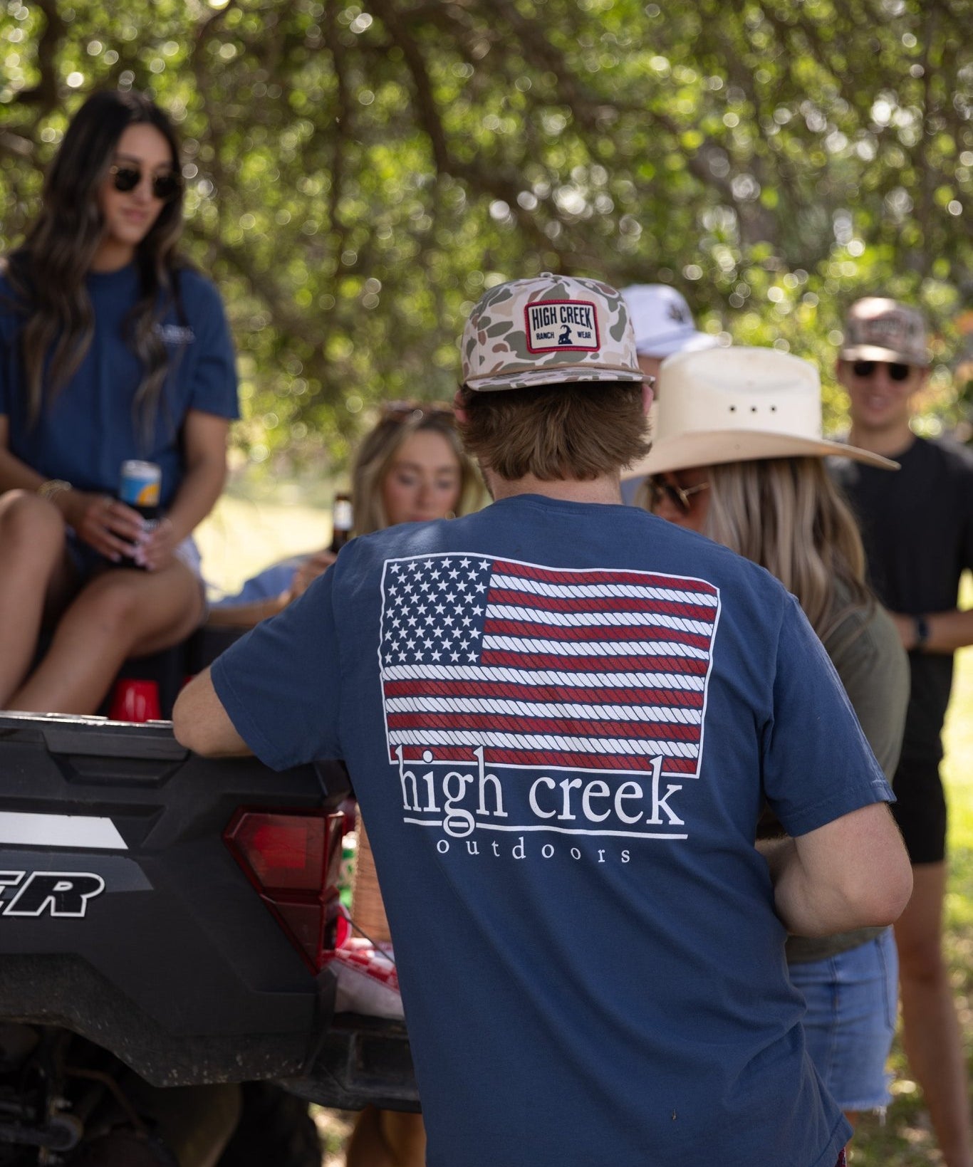 Ibex Ranch Wear Arch Camo Patch Hat - High Creek