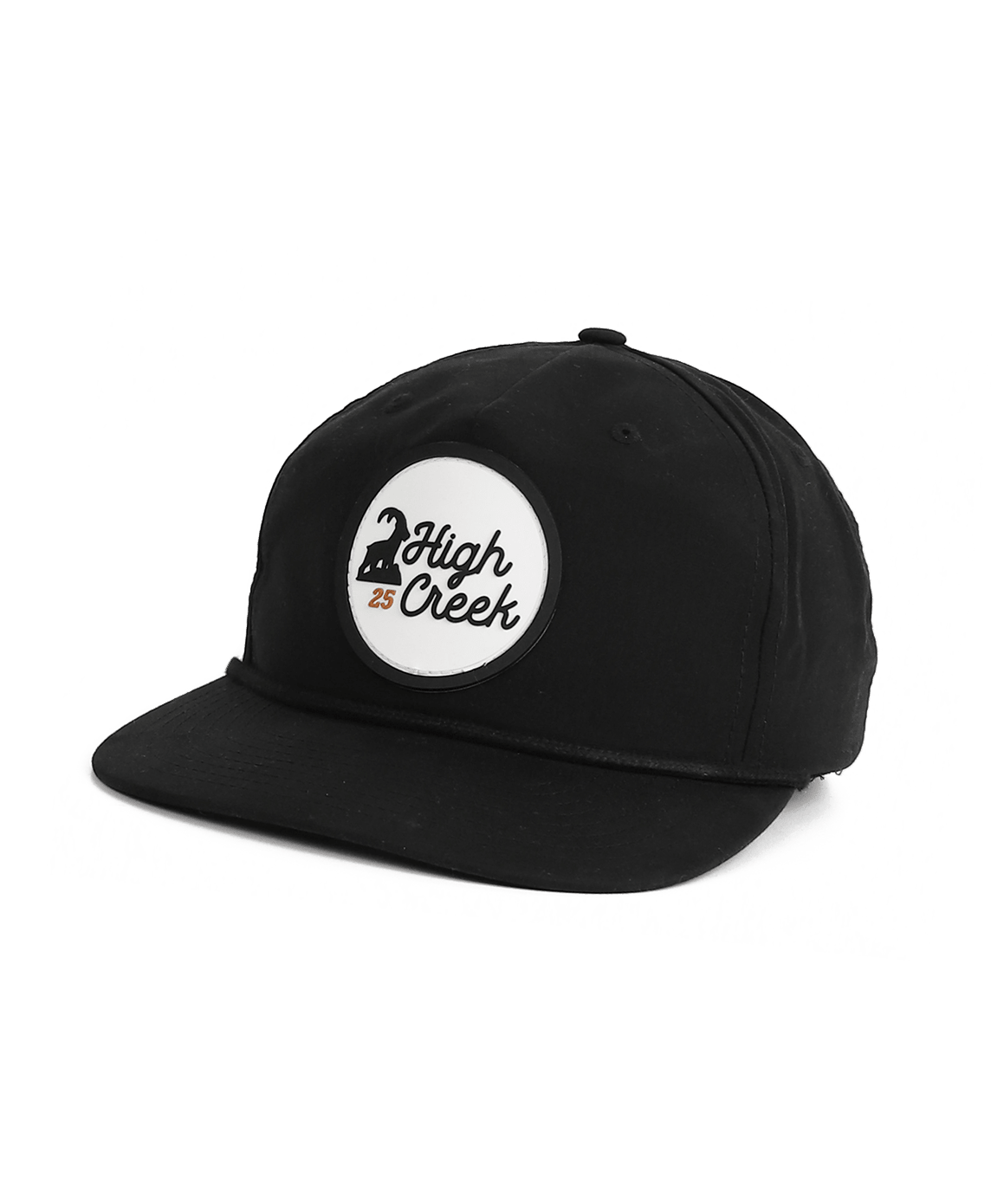 Ibex Standing Script Patch Hat Black - High Creek