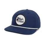 Ibex Standing Script Patch Hat Navy - High Creek