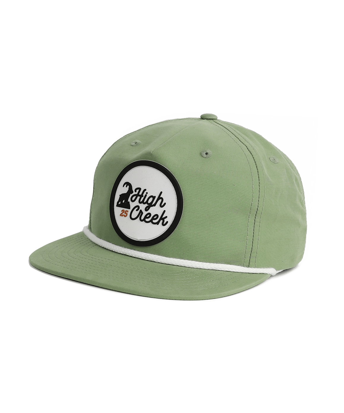 Ibex Standing Script Patch Hat Sage - High Creek