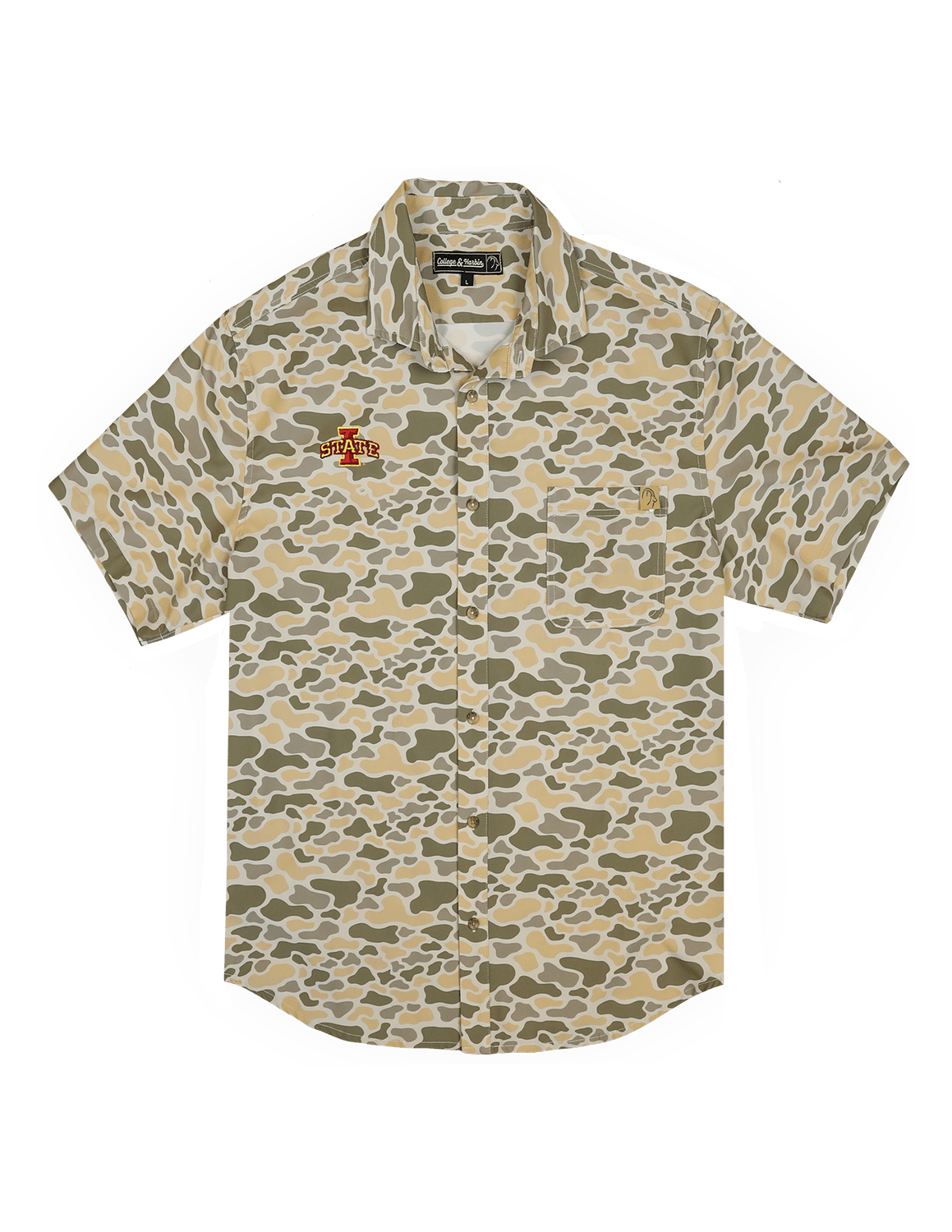 Iowa State University Camo Burk Button Up - High Creek