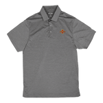 Iowa State University Clayton Heather Charcoal Polo - High Creek