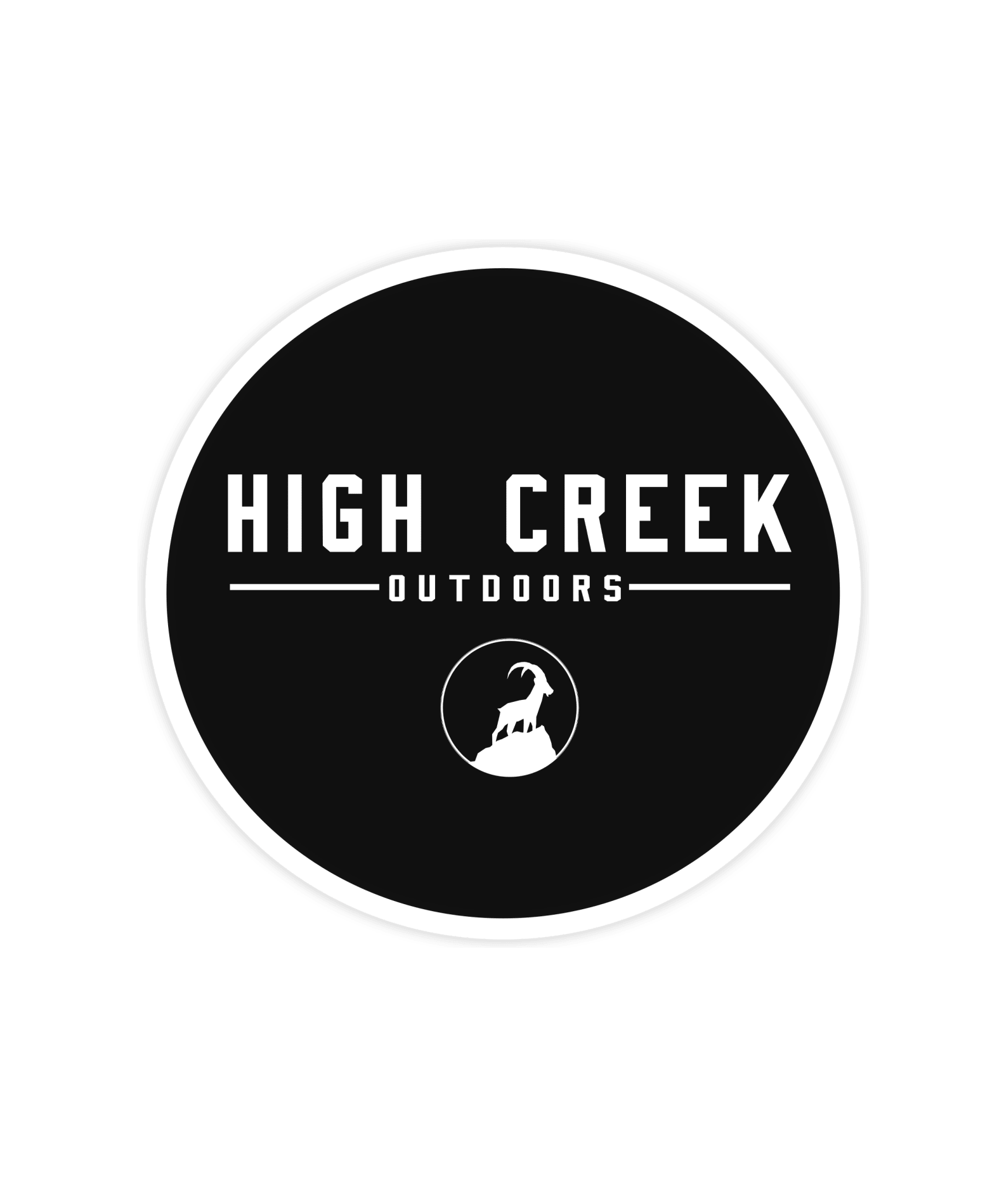 Large High Creek Sticker - High Creek