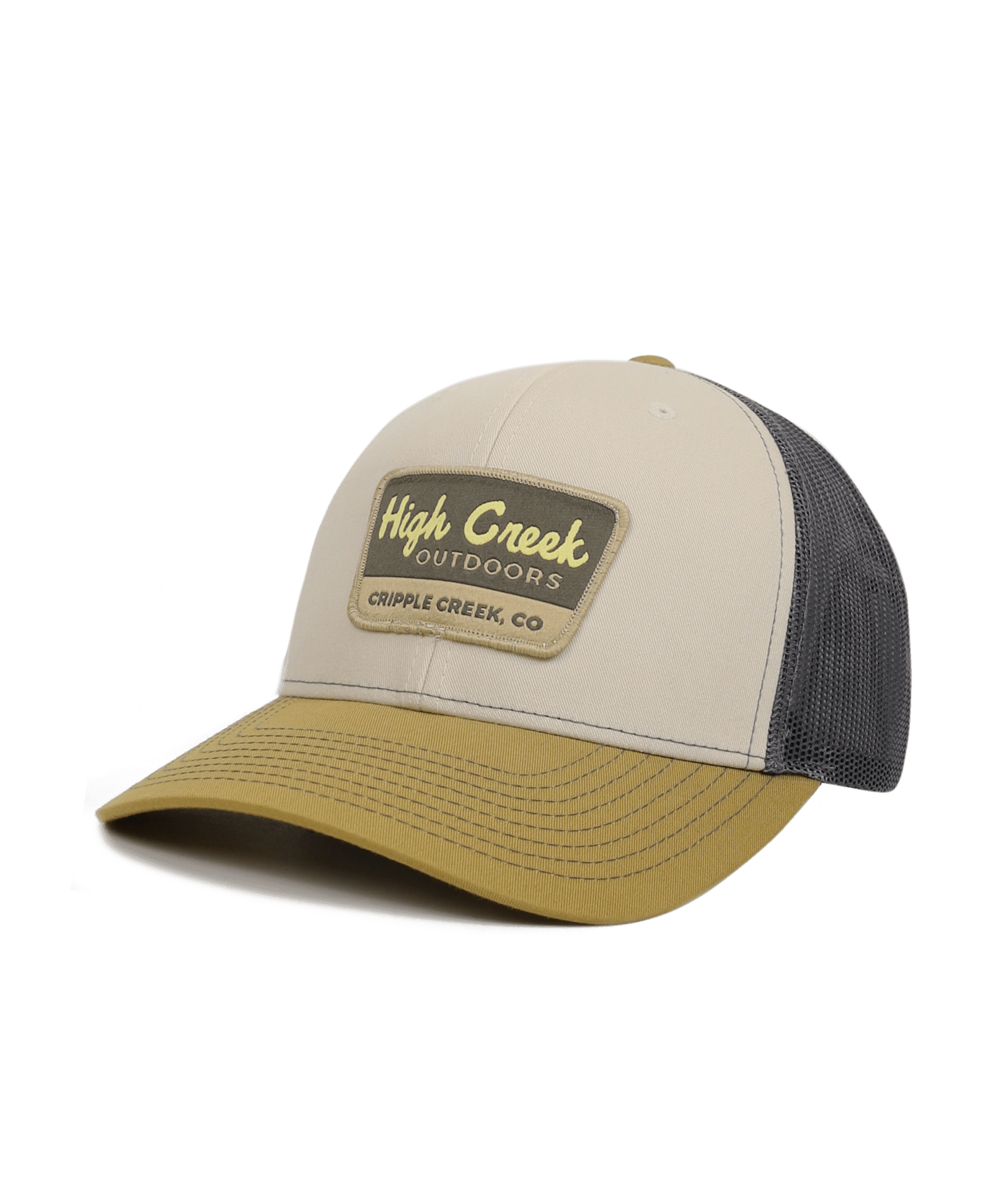 National Park Patch Mesh Back Hat Beige - High Creek