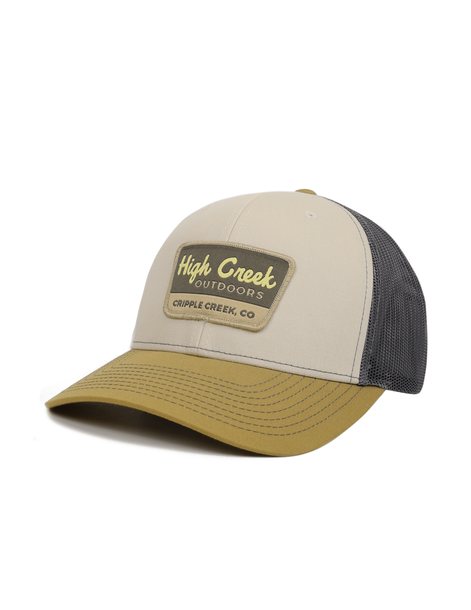 National Park Patch Mesh Back Hat Beige - High Creek