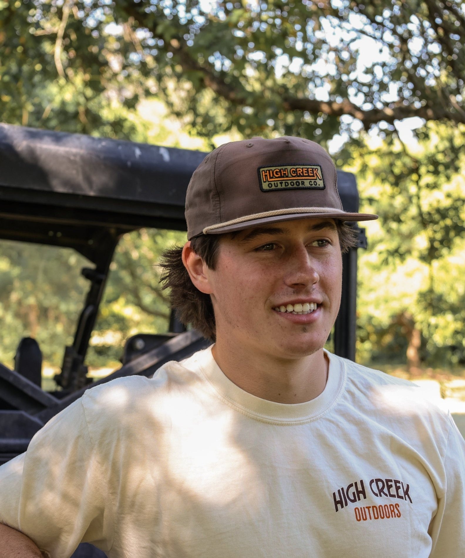 Retro Wordmark Patch Hat - High Creek