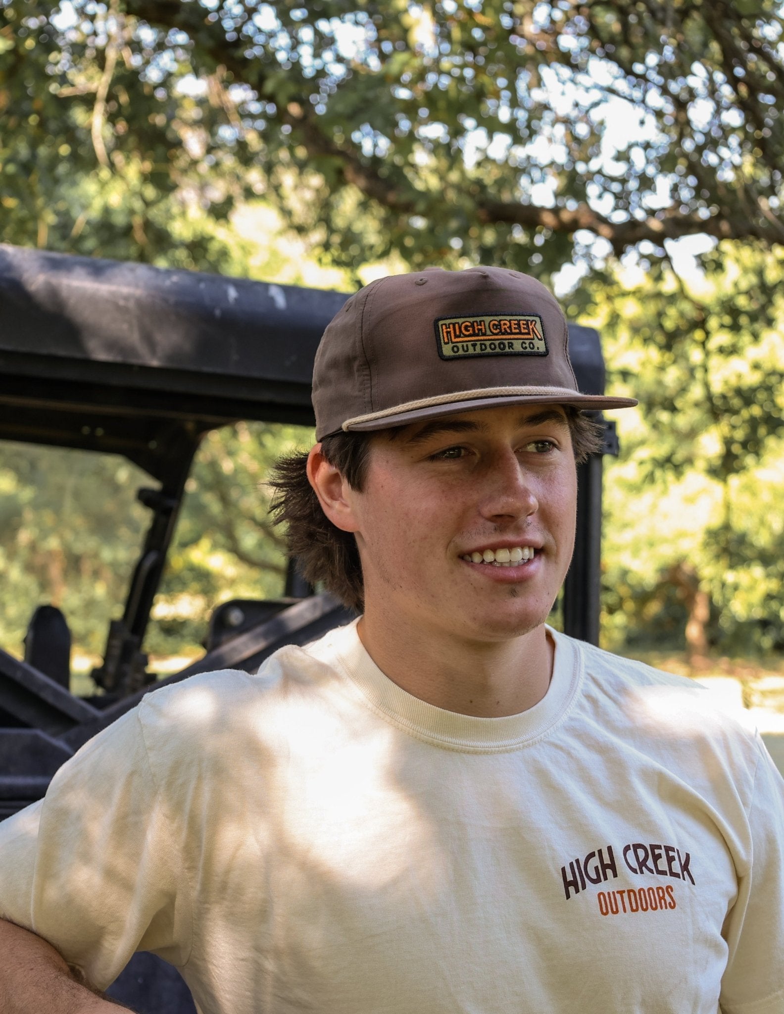 Retro Wordmark Patch Hat - High Creek