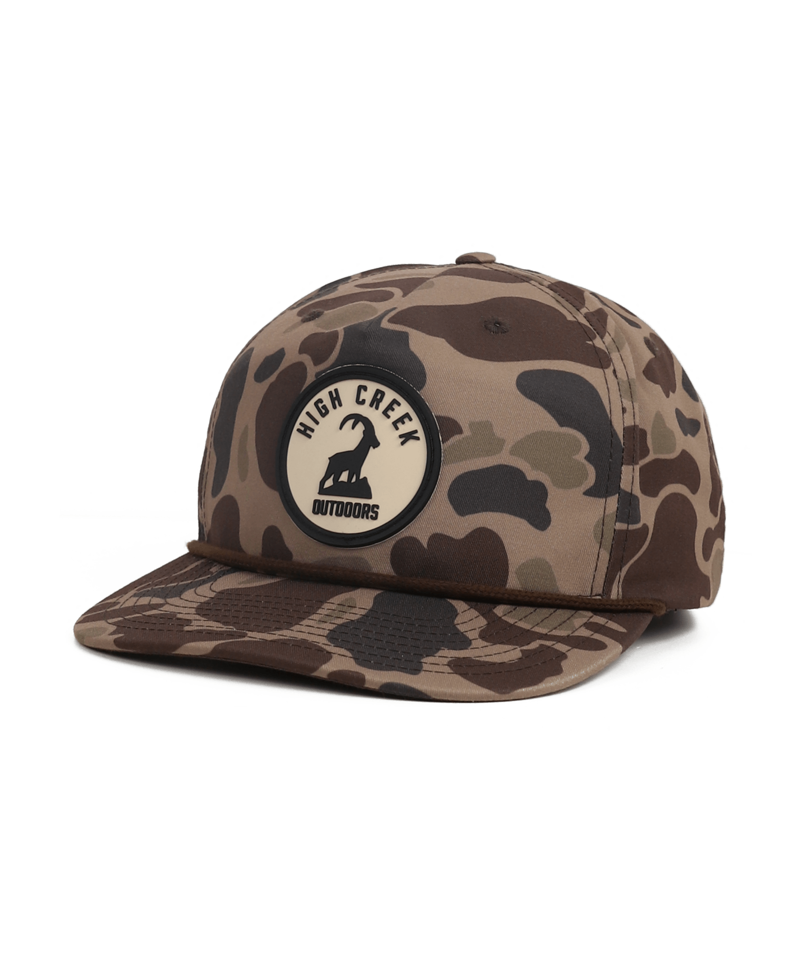 Round The Ibex Camo Patch Hat - High Creek
