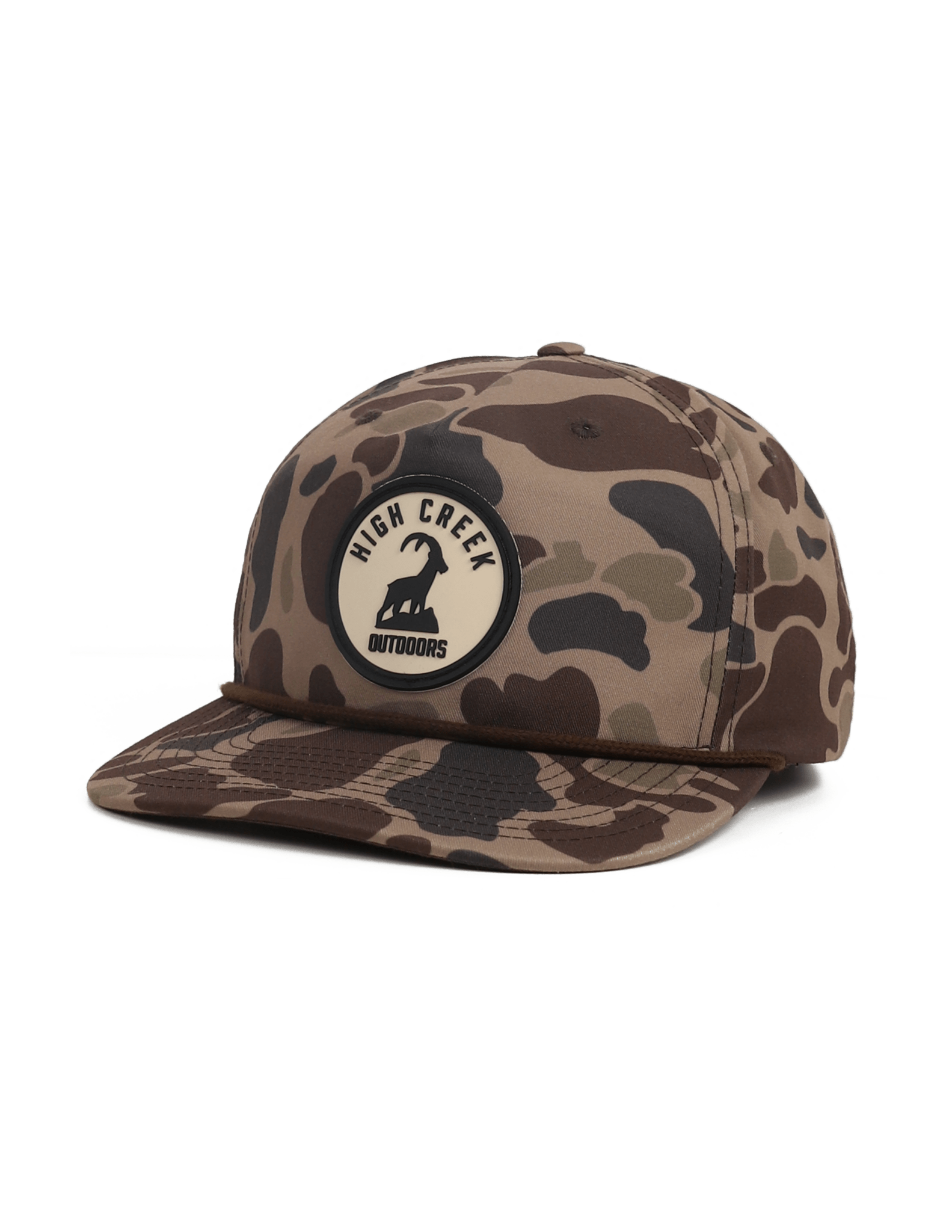Round The Ibex Camo Patch Hat - High Creek