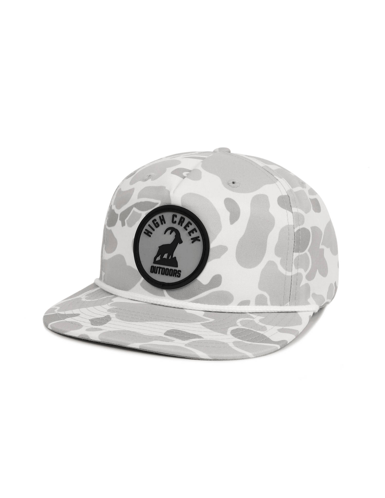 Round The Ibex Camo Patch Hat Blizzard Duck Camo - High Creek