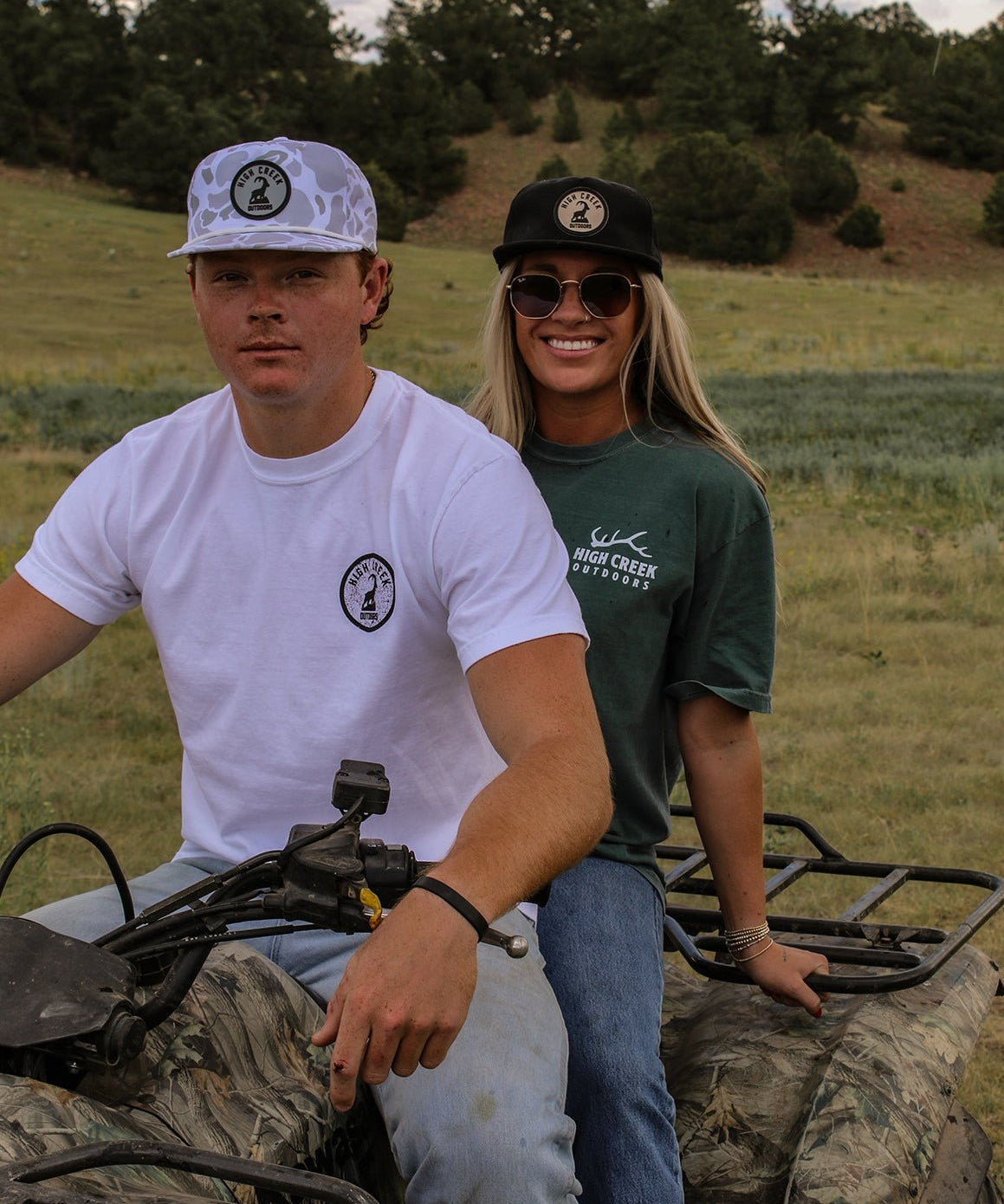 Round The Ibex Camo Patch Hat Blizzard Duck Camo - High Creek