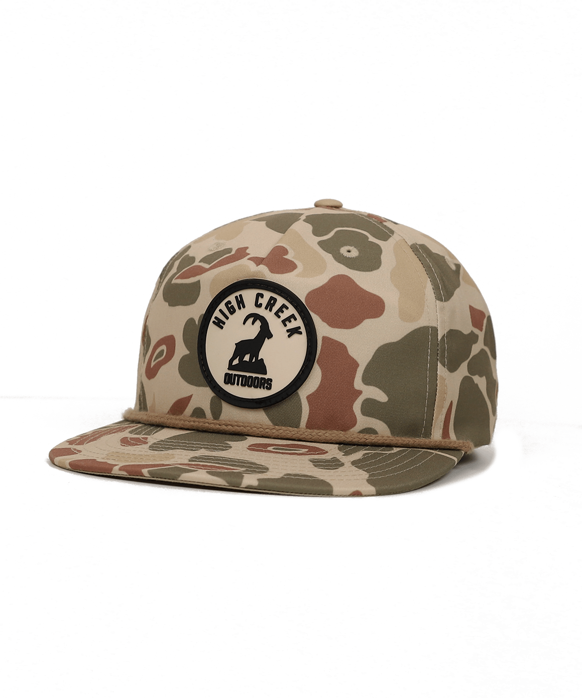 Round The Ibex Camo Patch Hat Harvest Duck Camo - High Creek