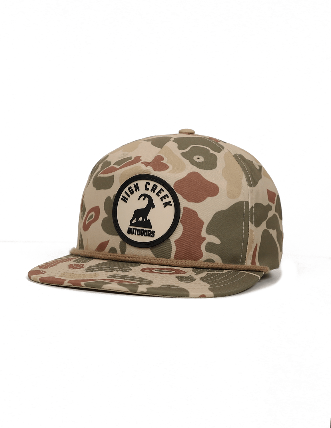Round The Ibex Camo Patch Hat Harvest Duck Camo - High Creek
