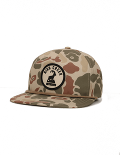 Round The Ibex Camo Patch Hat Harvest Duck Camo - High Creek