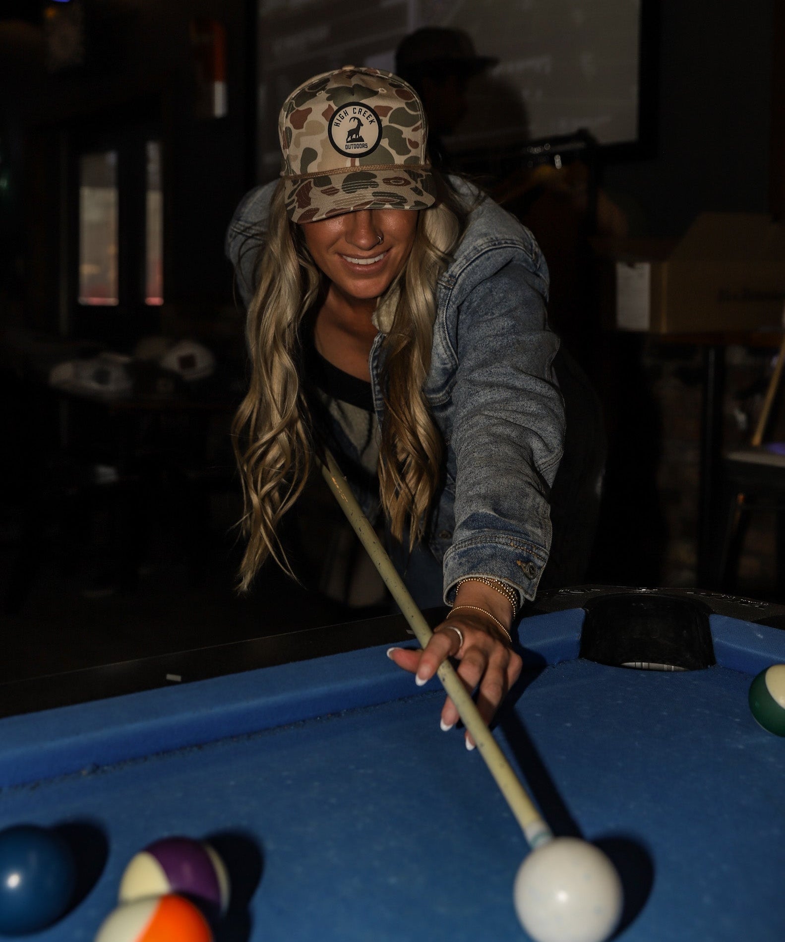 Round The Ibex Camo Patch Hat Harvest Duck Camo - High Creek