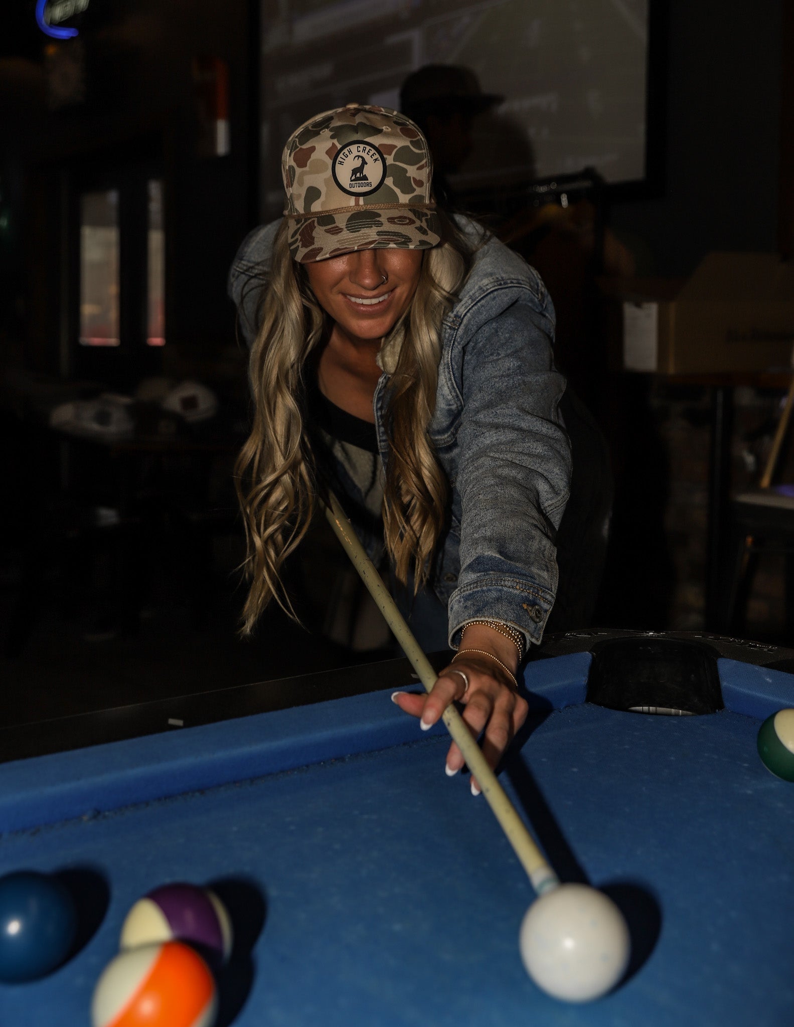 Round The Ibex Camo Patch Hat Harvest Duck Camo - High Creek