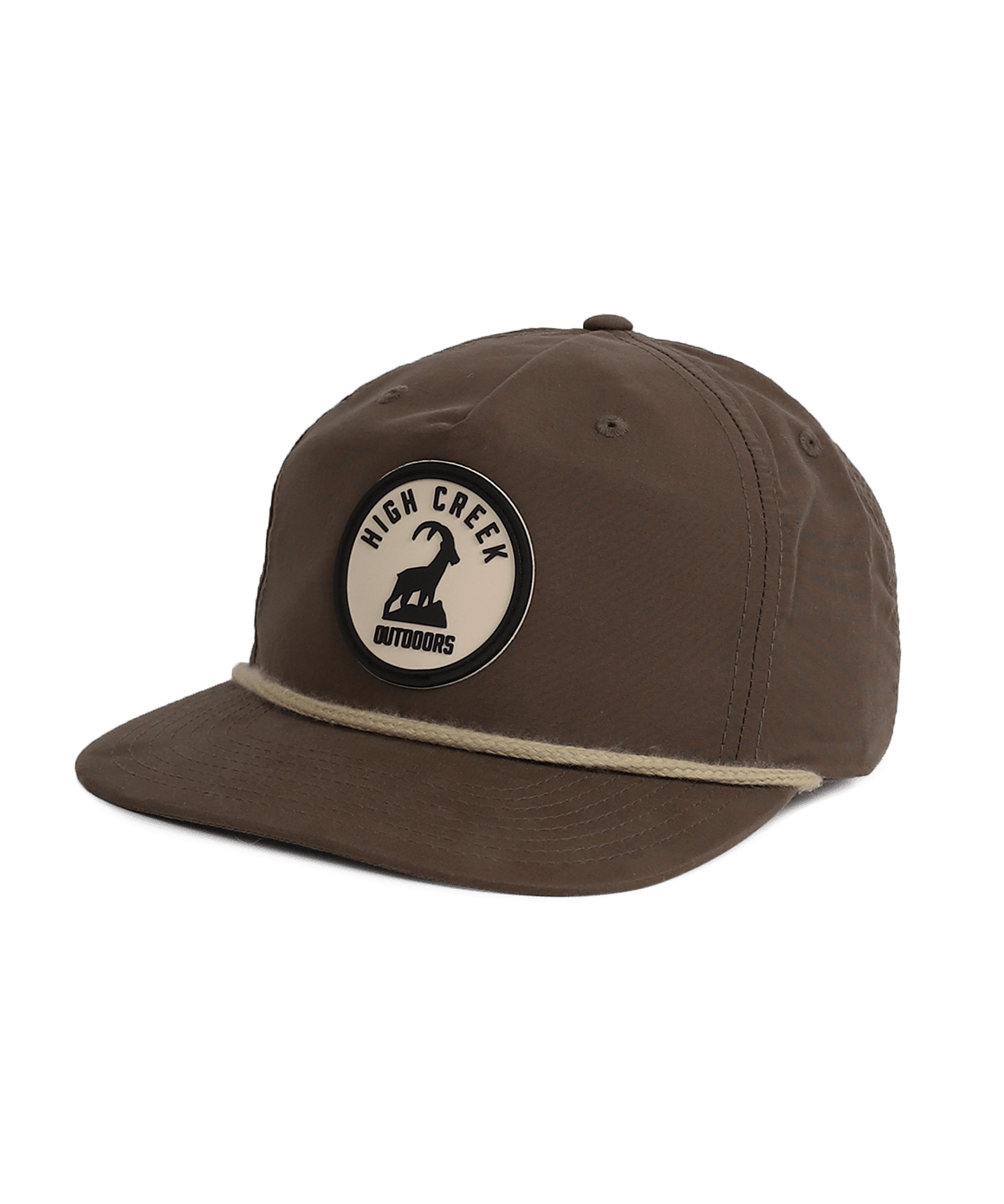 Round The Ibex Patch Hat Mocha - High Creek