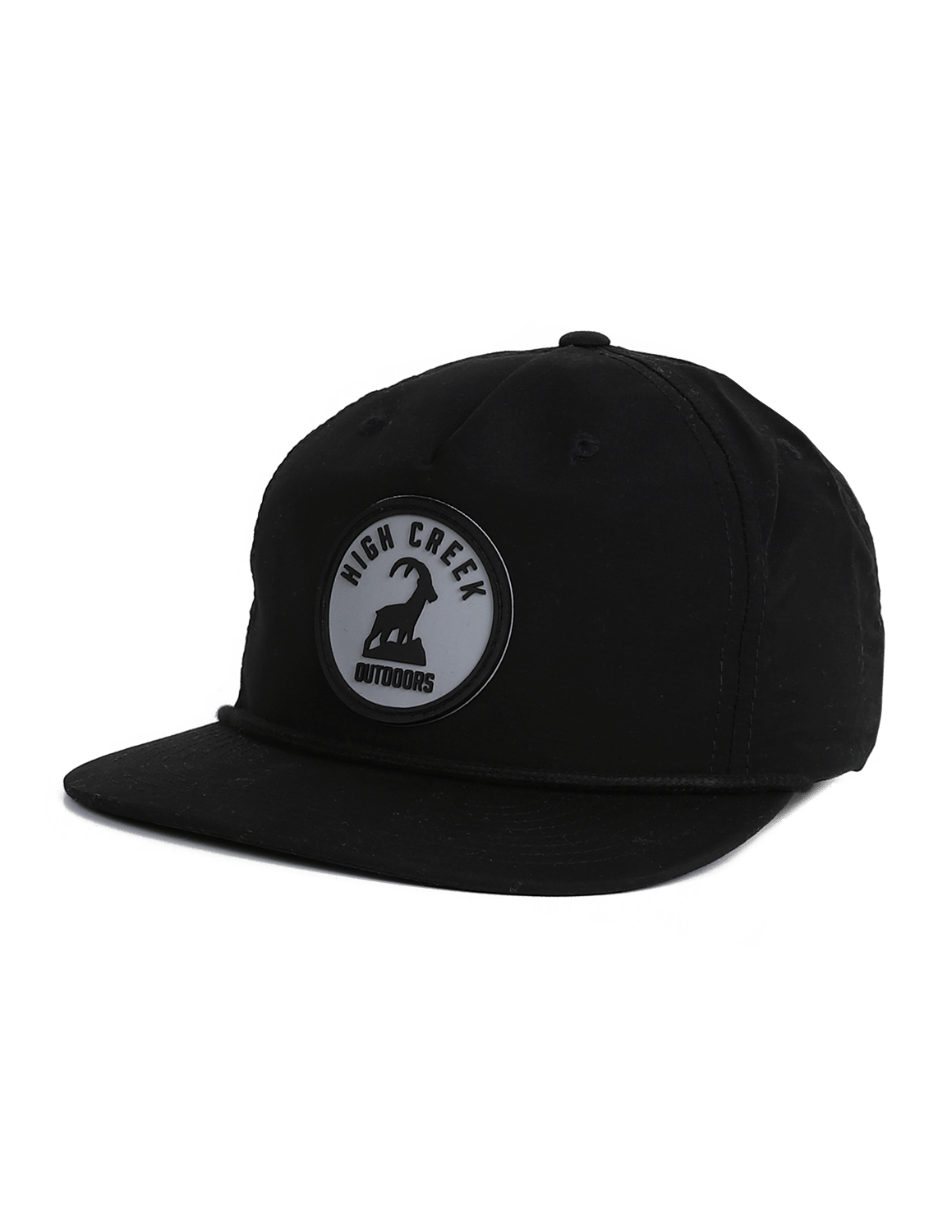 Round The Ibex Patch Mesh Back Hat Black - High Creek