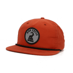Round The Ibex Patch Mesh Back Hat Dark Orange - High Creek