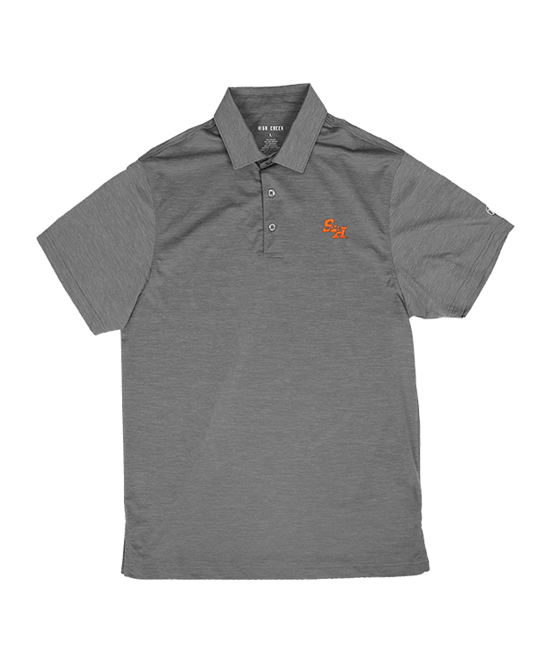 Sam Houston State University Clayton Heather Charcoal Polo - High Creek