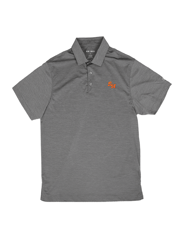 Sam Houston State University Clayton Heather Charcoal Polo - High Creek