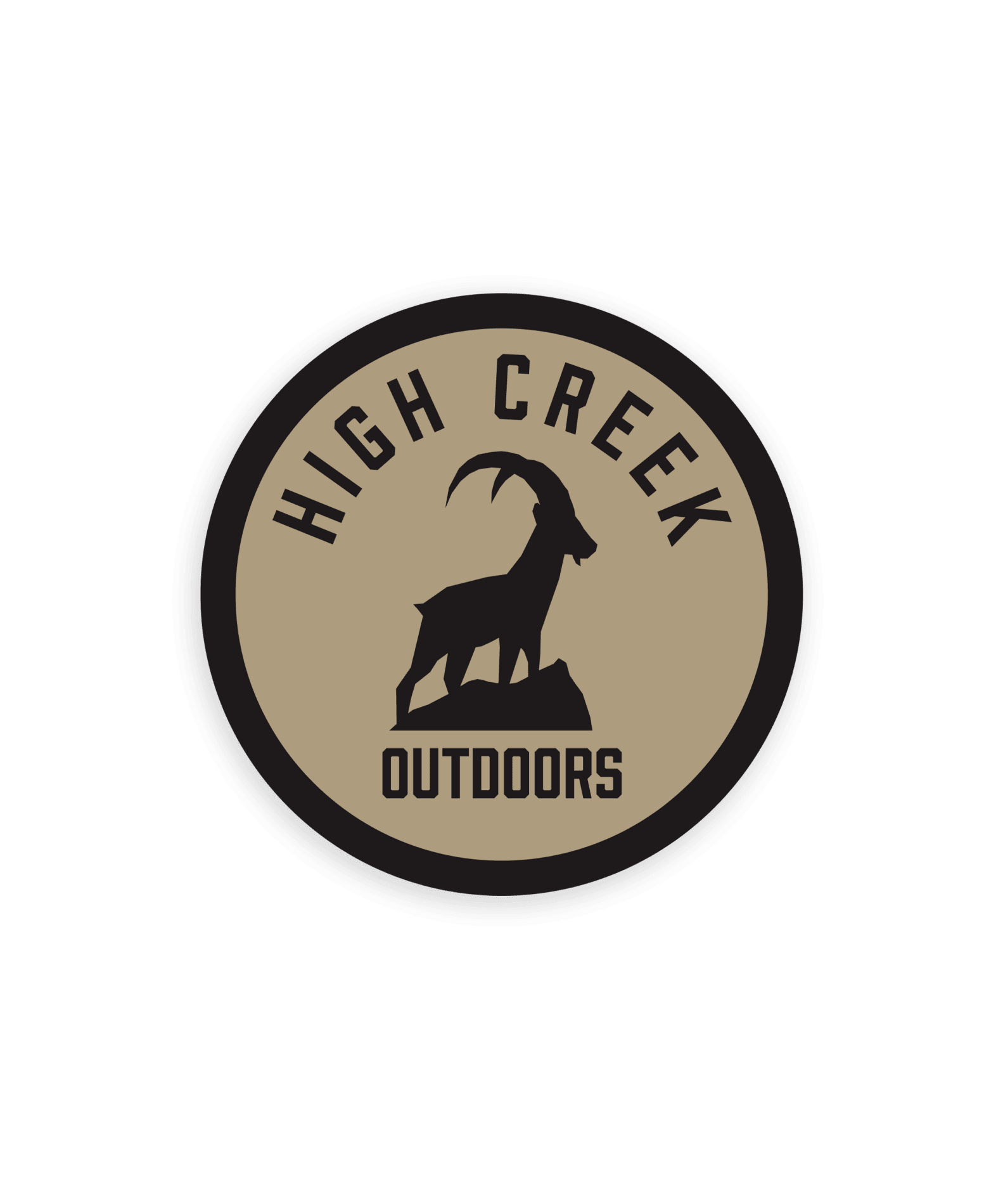 Small Waterproof High Creek Sticker - High Creek