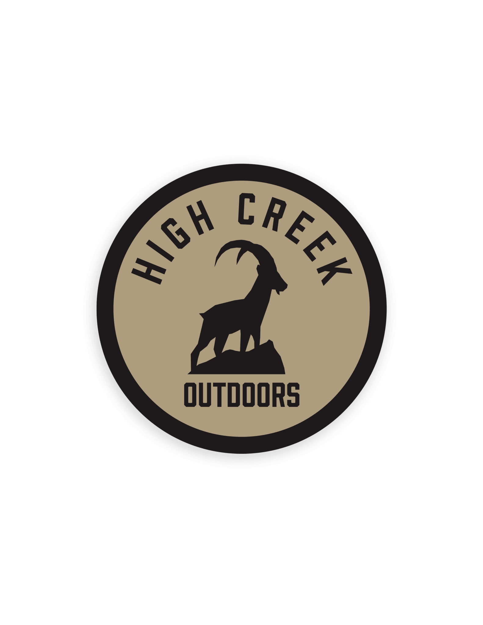 Small Waterproof High Creek Sticker - High Creek