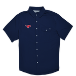 SMU 4 Mile Pearl Snap Navy - High Creek