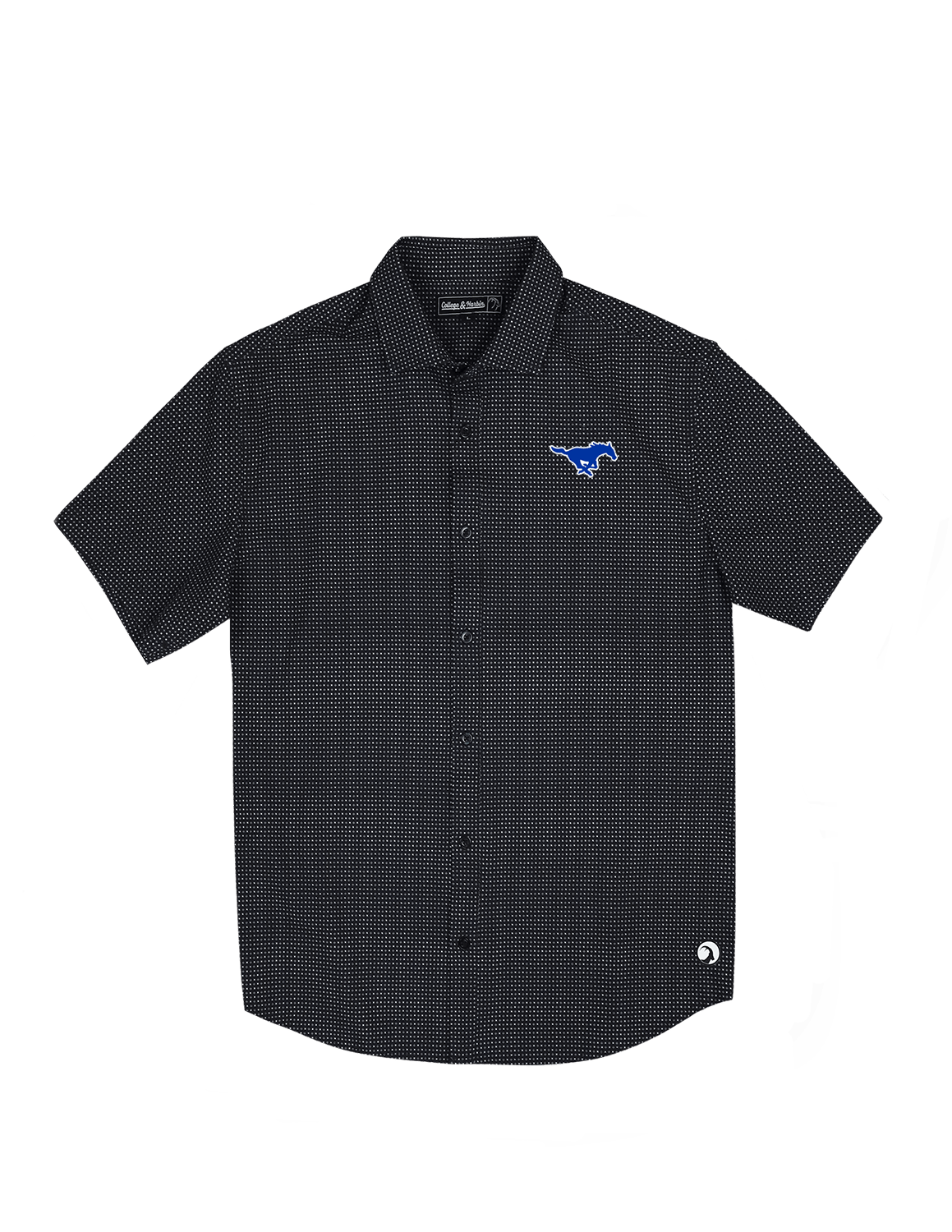 SMU Black Burk Button Up - High Creek
