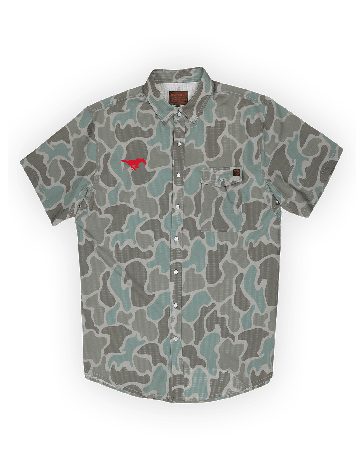 SMU Cole Camo Button Up - High Creek