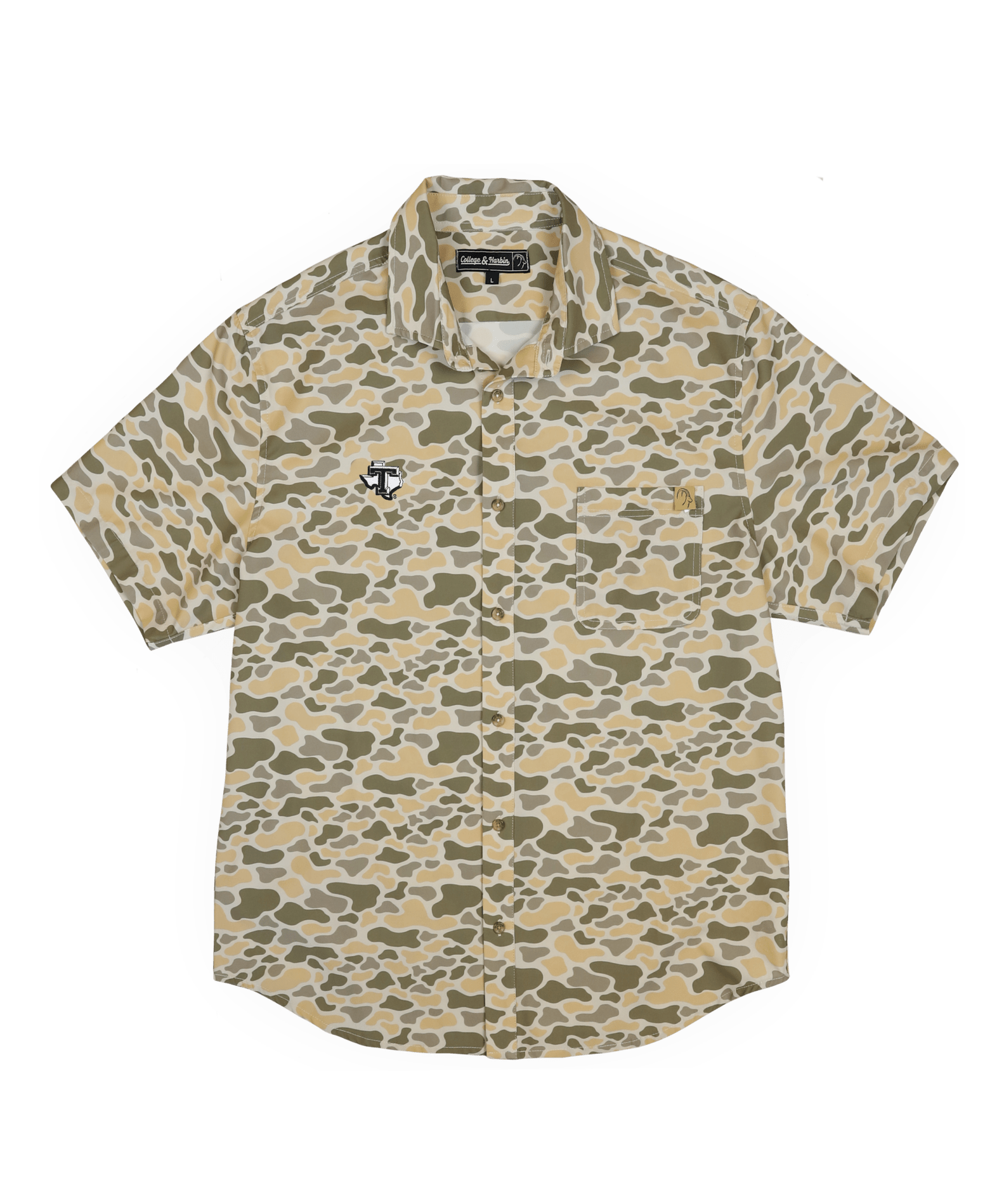 Tarleton State University Burk Short Sleeve Button Up - High Creek