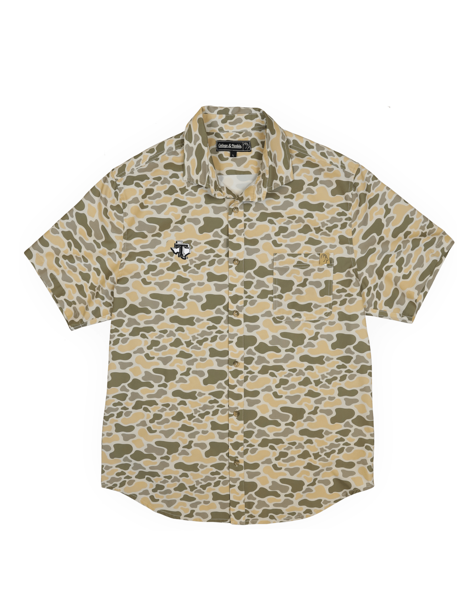 Tarleton State University Burk Short Sleeve Button Up - High Creek
