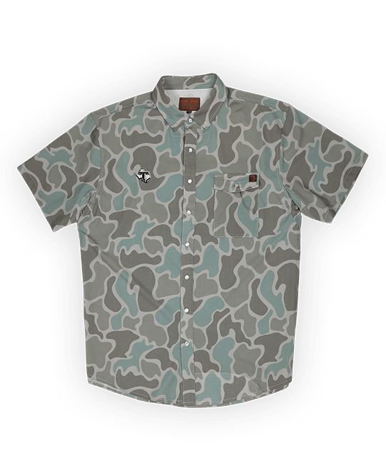 Tarleton State University Cole Camo Button Up - High Creek