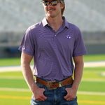 Tarleton State University Hairline Stripe Polo - High Creek