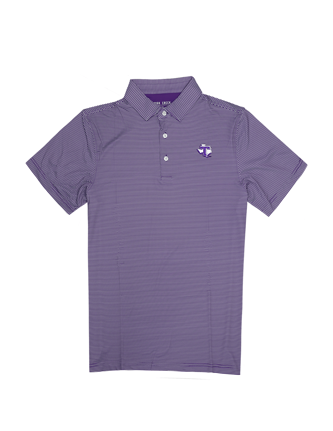 Tarleton State University Hairline Stripe Polo - High Creek