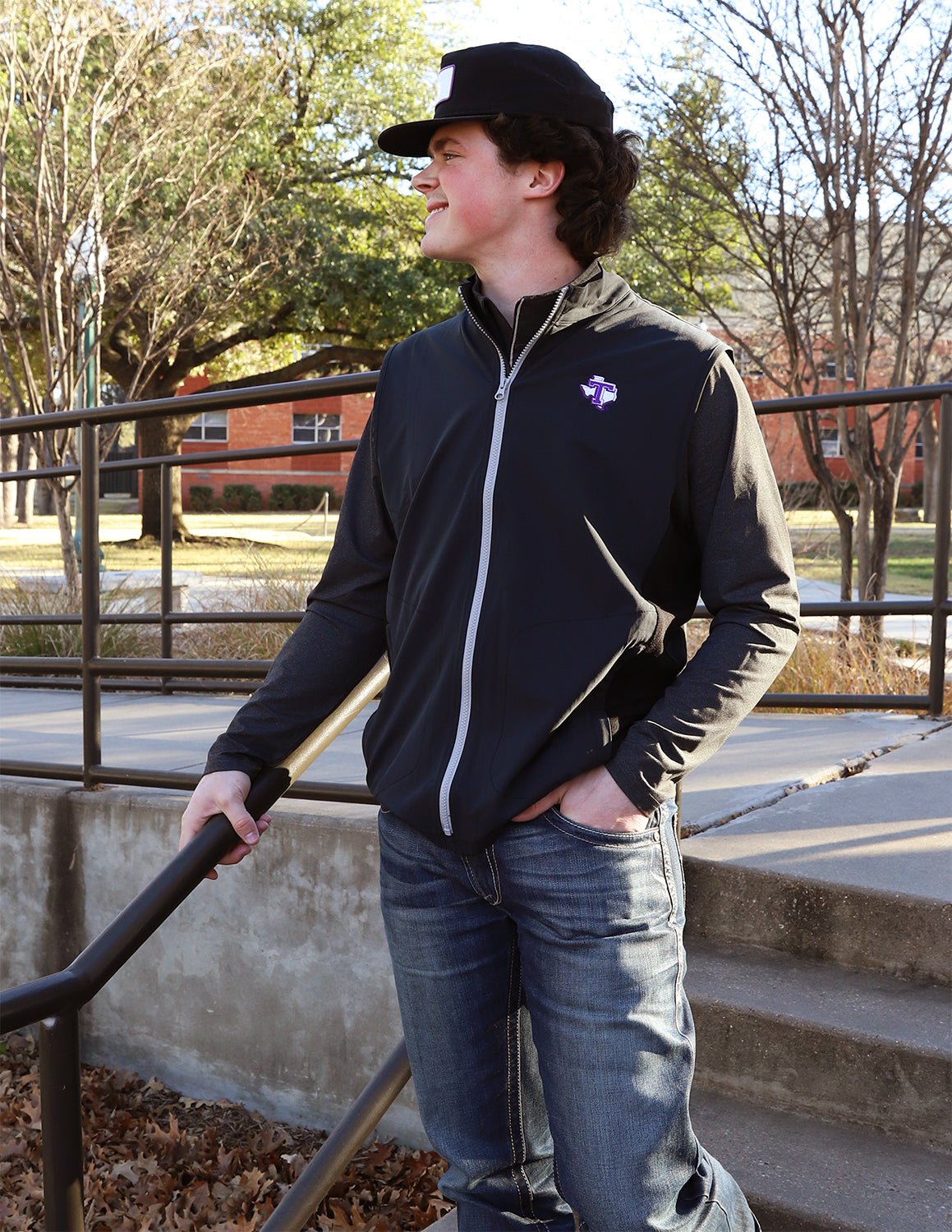 Tarleton State University Legend Vest Black - High Creek