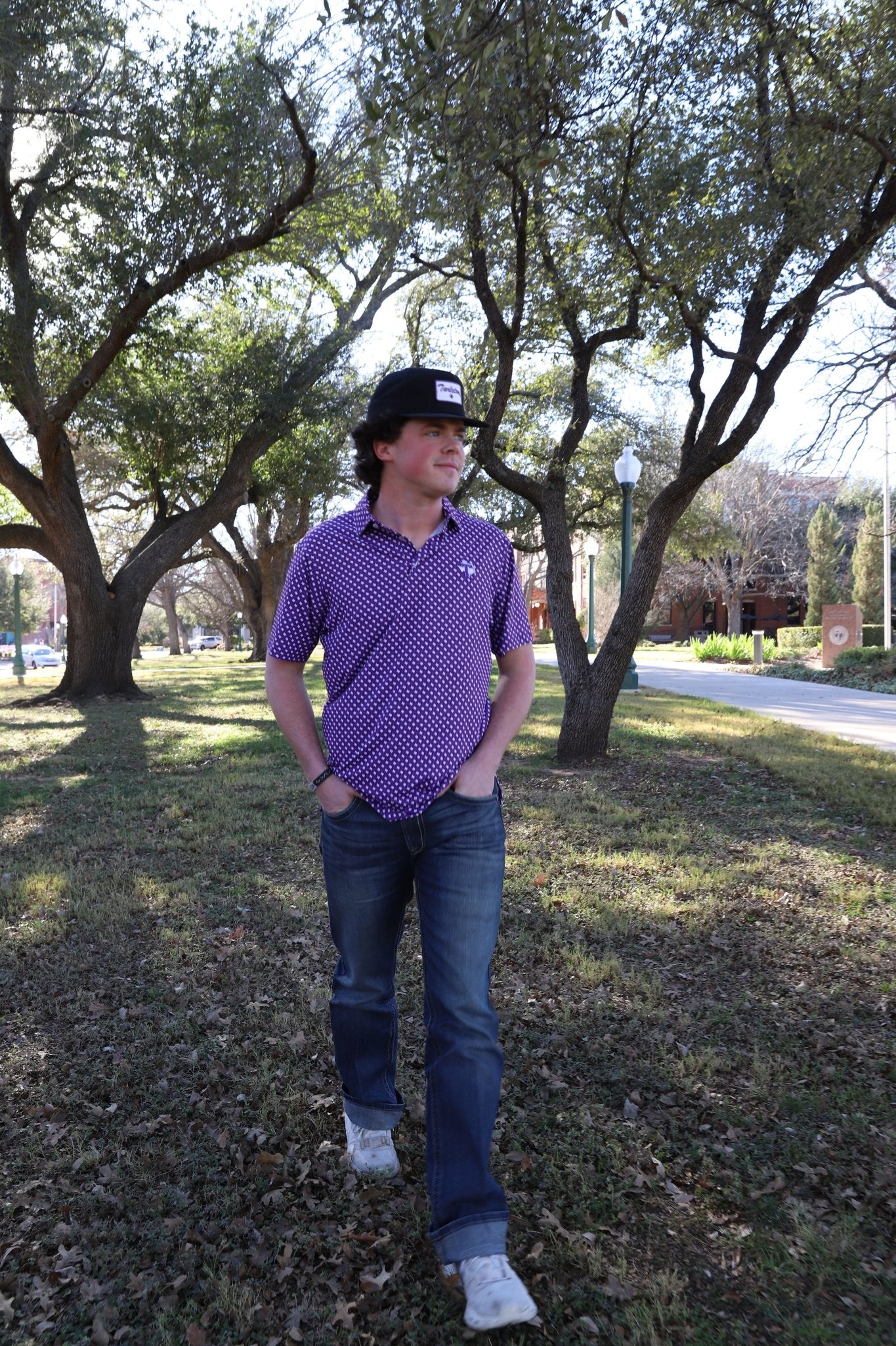 Tarleton State University Lonestar Polo Purple - High Creek