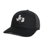 Texas Colors Camo Mesh Patch Hat Black - High Creek