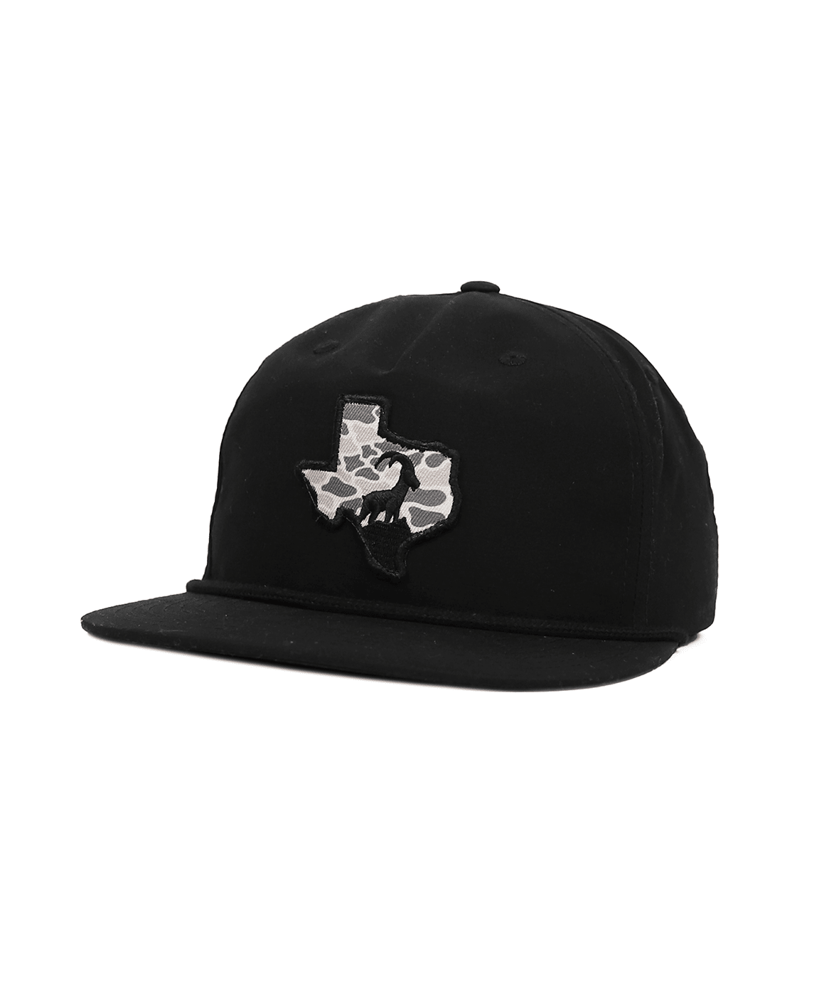 Texas Colors Camo Patch Hat Black - High Creek