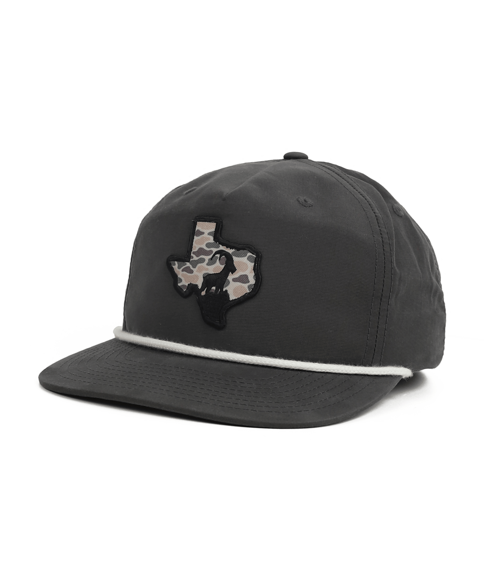 Texas Colors Camo Patch Hat Charcoal - High Creek