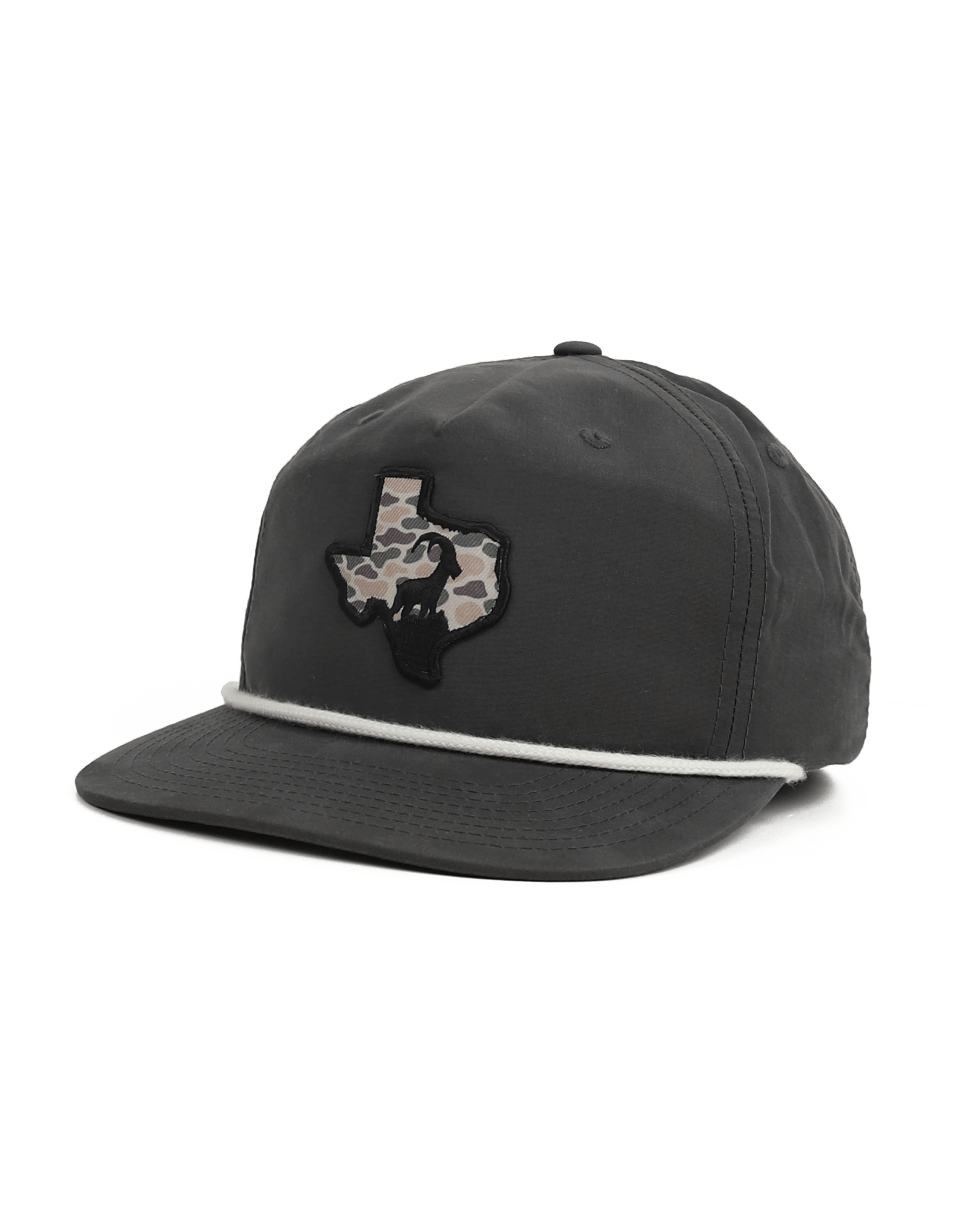 Texas Colors Camo Patch Hat Charcoal - High Creek